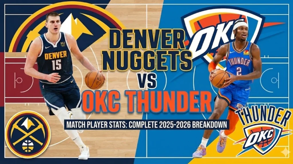 Denver Nuggets vs OKC Thunder Match Player Stats Complete 2025 to 2026 Breakdown 3 denver-nuggets-vs-OKC-thunder-match-player-stats-complete-2025-to-2026-breakdown