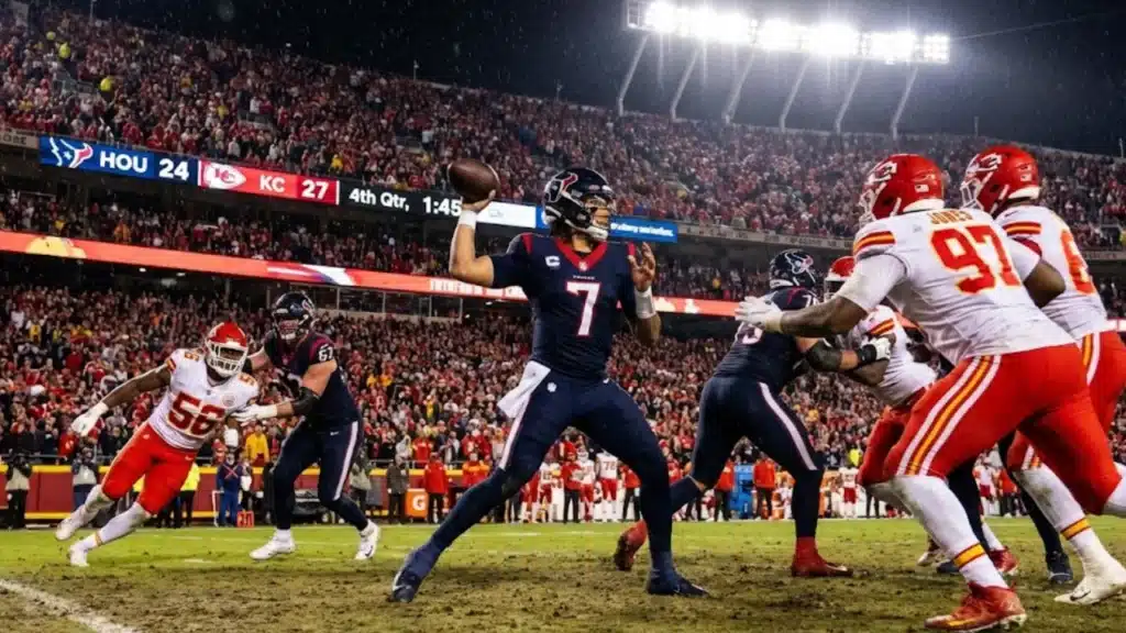texans vs kansas city chiefs match player stats
